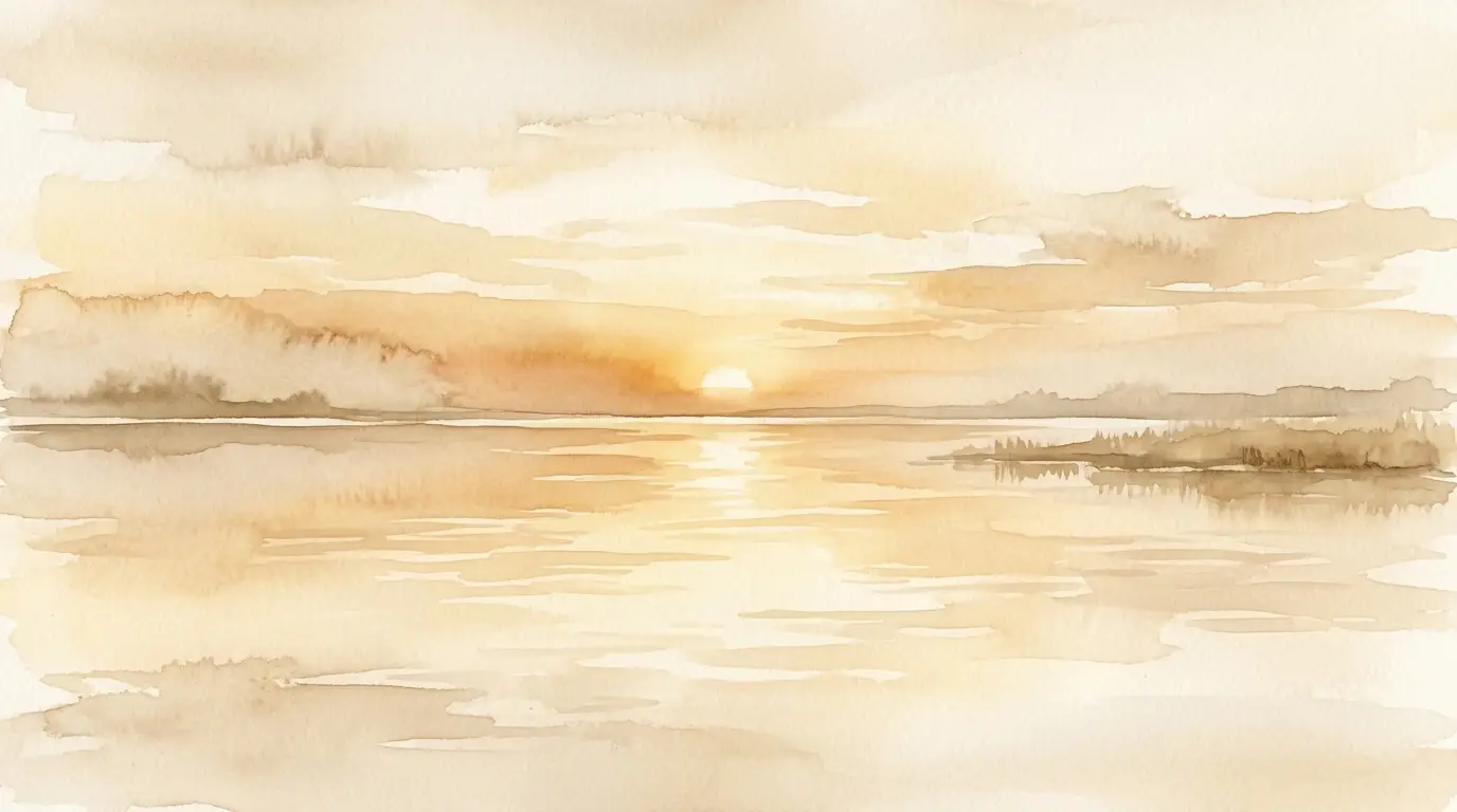 TREWSELF Still Water at Sunrise